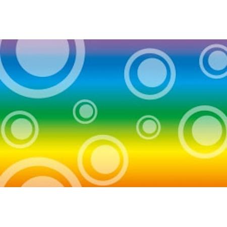 ITz Duct Tape Rainbow Circles 10M
